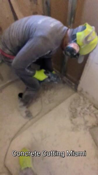 Chipping and grinding 2 inch recess