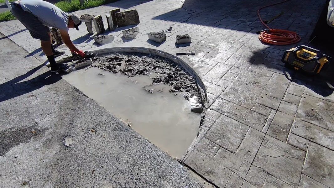 Concrete Curb Cutting Miami