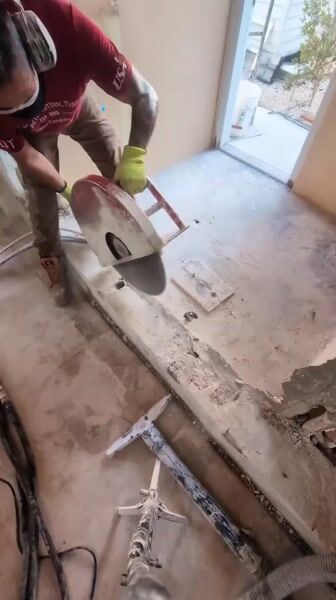 Finishing the wall opening and some core drilling